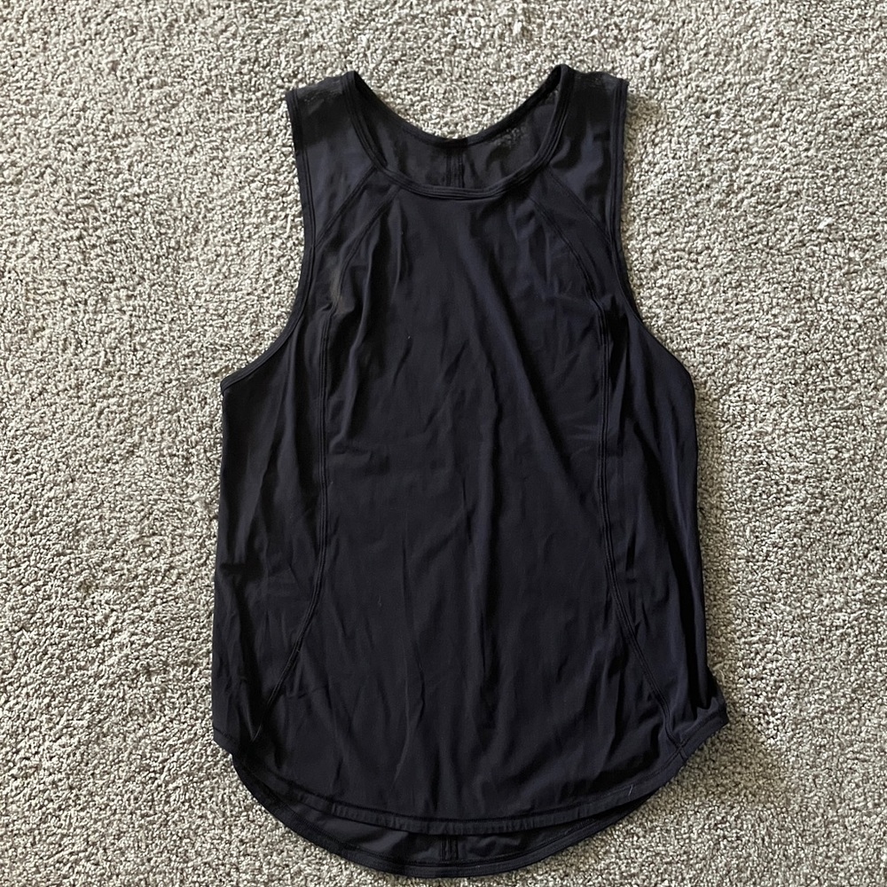 lululemon athletica Black Tank Top